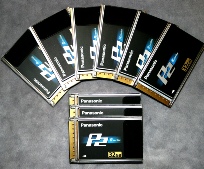 Panasonic P2 Card Rentals in 32 Gig and 16 Gig for HD video recording available in quantity from Uniquely-DC