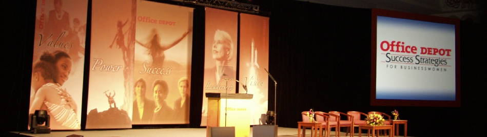 Uniquely Florida Destination Management - Large Format Printing, Staging and Meeting Execution.