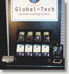 Uniquely Florida Functional Cell Phone / Tablet / Laptop charging kiosks for Conventions and Meetings  in Orlando and across the State of Florida.